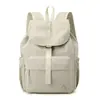 Bolsa de Gran Capacidad para Mujer, Mochila de Viaje de Aspecto Elevado, Estilo Japonés, Simple, Ligera, Informal, Mochila de Nailon a la Moda para Mujer