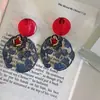 Brincos em U de Personalidade Exagerada Brincos de Tarraxa Retro Europeu e Americano Nicho Brincos Elegantes para Noiva Vestido de Casamento para Mulheres