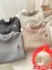 Bekeifei Roupa Térmica Infantil Forrada com Fleece Novo Estilo para Crianças Média e Mais Velhas Gola Alta Quente Outono e Inverno Top para Bebê para Meninos e Meninas Manga Longa