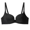 Ropa interior cómoda sin costuras, push-up y anti-caída, hace que los pechos pequeños parezcan más grandes, reduce los bultos laterales del pecho, espalda bonita, brasier sin varillas al por mayor