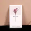 520 Tarjeta de Felicitación de Confesión Romántica con Rosa Seca 3D Tarjeta de Invitación de Boda Creativa Tarjeta de Felicitación del Día de la Madre