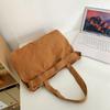 Bolso grande de lona para mujer, recién llegado, estilo Harajuku, de gran capacidad, tipo bandolera, combina con todo, estilo estudiante, de tela.