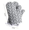 Guantes de Microondas Antiescaldantes Engrosados Guantes Florales Especiales para Horno para Hornear Cocina Aislamiento Térmico Resistentes a Altas Temperaturas