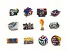 Charms para Zapatos Crocs Copa Mundial de Fútbol Hebillas para Zapatos DIY Desmontables Zapatos de Playa PVC Goma Suave Decoraciones Accesorios Al por Mayor