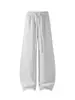 Pantalones deportivos holgados, pantalones casuales, corte diagonal retro, pantalones de pierna ancha holgados casuales de verano para hombre, estilo americano para hombre