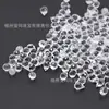 Vidrio Blanco Perforado Forma de Gota Piedra Natural Precio de Fábrica Alta Calidad Tamaño Personalizado 4*6mm Calidad Estable