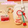 Oso de Cereza Pez de Madera Golpeteo Musical Llavero para Alivio del Estrés Dibujo Animado Lindo Juguete para Alivio del Estrés Colgante de Pez de Madera Venta al por Mayor