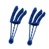 Cepillo para limpiar rejillas de aire acondicionado, herramienta para limpiar persianas, cepillo de eliminación de polvo desmontable y lavable, portátil para grietas del hogar