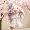 Solo Ropa de Muñeca/Ropa Hecha a Mano para Muñeca Conejo Jc Bonnie, Pijama, Vestido Mismo Estilo del Pequeño Libro Rojo, Conjunto para Muñeca de 32cm, Lindo