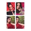 Tinta rosa BP Jin Zhixiu Jisoo álbum en solitario tarjeta ME