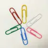 60 piezas de clips de papel con forma de 28 + 8 piezas de clips de cola larga de 19 combinación para fijación de documentos, suministros financieros, clips para carpetas, papelería de oficina