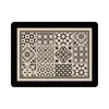 Tapete para Mesa de Comedor, Encimera, Cocina, Resistente a Manchas, Aislante Térmico, Diatomeas, Estilo Retro Europeo, Floral