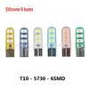 Carro direto da fábrica LED T10 W5W 5730 6 luzes SMD silicone pequena lâmpada pequena lâmpada LED luz do carro