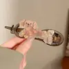 Grampo de cabelo de alta classe com torção, strass, flores, borboletas, para mulheres, parte de trás da cabeça, grampo reto, acessório de cabelo, grampo para coque
