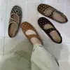 Primer Encuentro Ji Zapatos Mary Jane Retro para Mujer 2026 Nuevo Estilo Artístico Lunares Corte Bajo Zapatos de Abuela Individuales