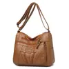 Bolsa Transversal Fashion de 2026, Grande Capacidade, Multi-compartimentos, Bolsa de Ombro Tote Casual para Viagem para Mães de Meia-idade e Idosas