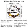 Nuevas pegatinas de pared de Halloween murciélago calabaza pegatinas decorativas para puertas pegatinas para ventanas pegatinas para inodoro pegatinas decorativas de pared al por mayor
