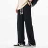 B3002 Tamanho Grande Masculino Verão Novo Calça Wei Longa Fina Masculina Solta Joker Perna Larga Casual