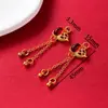 2026 Nova Liga Pingente de Pulseira Estilo Antigo Gota de Óleo Dourado de Ano Novo Corrente de Extensão Banhada a Ouro Acessórios de Joias DIY