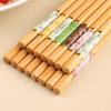 Palillos de Bambú de Gama Alta para Uso en Casa, Modelo Nuevo, Resistentes a Altas Temperaturas, Antideslizantes, Libres de Moho, Duraderos, Adecuados para Freír, Un Palillo por Persona