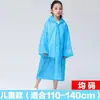 Capa de Chuva Adulto Não Descartável EVA Transparente Capa de Chuva Protetora para Caminhada Poncho de Botão Capa de Chuva Leve para Exterior