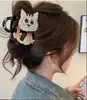 Nuevo Modelo 2025 Diseño Sencillo Pinza para el Cabello de Tiburón con Forma de Ola para la Parte Trasera de la Cabeza, Pinza Grande de Gama Alta para Mujeres