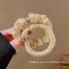 Goma para el pelo de seda con alta elasticidad, elegante y suave con el cabello, adecuada para mujeres, da un aspecto de alta gama, nueva diadema para moño, banda elástica