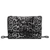 Bolsa Retro com Estampa de Leopardo Feminina 2024 Novo Estilo Ocidental High-end Sense Pequena Bolsa Quadrada Elegante Hot Girls High Street Chain Bolsa de Ombro