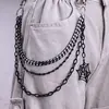 Joyería Transfronteriza Europea y Americana Halloween Multicapa Hip Hop Punk Personalidad Tendencia Telaraña Versátil Accesorios para Jeans