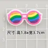 Dibujos Animados Amor KT Hello Kitty Letra PVC Goma Suave Accesorios DIY Funda para Teléfono Móvil Zapatillas Funda para iPad Piezas Decorativas para Taza de Agua