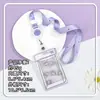 Portatarjetas Transparente Shaker para Hobby Etiqueta de Nombre para Estudiante Tarjeta de Campus Portatarjetas IC En Stock Lanyard para Empleado Funda Protectora para Tarjeta de Identificación de Fábrica