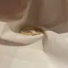 Anillo Popular Pequeño de Diamantes Brillantes de Xiaohongshu, Estilo de Viaje de Nicho y Exquisito, Versátil y Delicado Estilo de Comercio Exterior, Envío Directo de Una Pieza