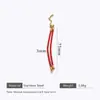 Accesorios para Joyería DIY Pulsera de Cuerda de Cuero Trenzada Tricolor Ajustable con Cierre de Langosta Cadena de Extensión Pulsera Semi-Terminada