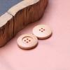 Botones de madera de alta calidad botones decorativos para ropa de niños botones redondos versátiles para abrigo suéter camisa botones de madera