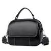 Bolso de Mujer Modelo Nuevo 2026 Hecho de Piel de Vacuno de Primera Capa, Bolso de Hombro Único con Bolso Cuadrado Pequeño Empalmado, Cruzado