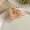 YD Estilo Retro Simples Francês Ácido Acético Laço Tridimensional Presilha de Mordida Feminina Elegante Elegante Presilha Tubarão Pegador de Cabelo Acessório de Cabeça