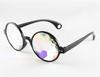 Artículos genuinos gafas de caleidoscopio para concierto prismas de vidrio mosaico gafas para disfraces de actuación nocturna con gafas decorativas