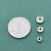Plata Esterlina S925 Corte Grueso Seis Caracteres Palabras Verdaderas Juego Divertido Espaciador A juego Accesorios DIY Pulsera Cuentas a juego