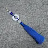 Yixiangfei 8B-5 Anillo de Correr Cierre de Langosta Borla 8 Borlas Estilo Antiguo Accesorios Dinastía Han Colgante para Ropa Artesanía Decoración