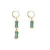 ¡Nuevo estilo chino! Aretes asimétricos de bambú para mujer, personalidad nicho, sentido de alta gama, serie fría, joyería para la oreja al por mayor