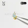 Aretes de Titanio G23 para Bowling Incrustados con Zirconia 5A Brillante en Corte Marquise Joyería de Perforación Elegante de Venta Caliente Europea y Americana