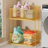 Estante de Almacenamiento para Detergente de Lavandería, Estante de Almacenamiento Lateral para Lavadora, Carrito de Piso de Múltiples Niveles para Debajo del Lavabo del Baño, Superventas Transfronterizo