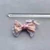 Accesorios Hechos a Mano DIY de Moño Rosa Pasador para Pelo de Mascota Ropa de Muñeca para Bebé Colgante para Bolsos Funda para Teléfono Móvil Accesorios Semi-Terminados