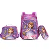 Nueva Mochila Escolar de Dibujos Animados Kpop Sudamericana de Comercio Exterior Set de Tres Piezas Mochila Ultra Ligera Impermeable