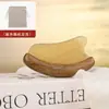 Palo Gua Sha de Sándalo Verde, Tabla Gua Sha de Cuerno, Tabla Raspadora Facial, Universal para Todo el Cuerpo, Palo Masajeador Facial y Ocular, Portátil y Fácil de Transportar