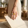 Anillo de Sol de Goteo de Aceite Geométrico Oculto Anillo para Dedo Índice Articulación Anillo de Accesorios Nuevo Producto Transfronterizo Mismo Celebridad de Internet Índice de Temperamento