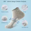 Calcetines Calcetines Cortos para Hombre Verano Algodón Delgado Calcetines de Zhejiang Antideslizantes Sin Talón Calcetines Deportivos para Correr Venta al por Mayor Transfronteriza
