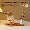 Bandeja Criativa Gato da Sorte Cofrinho Cofrinho Ornaments de Armazenamento para Varanda Decorações para Gabinete de Vinhos da Sala de Estar Presente para Crianças