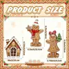 Enfeite de Madeira Boneco de Neve de Natal Amazon Artesanato de Atmosfera Casa Festival de Inverno Presente Enfeite de Mesa