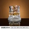 Vaso Rotatorio Creativo Luminoso para Whisky, Vaso Tumbler para Cerveza, Vaso para Licores Anti-Estrés Estilo Tiktok con Acabado de Alta Gama